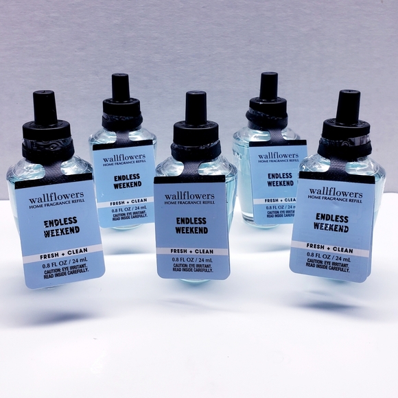 Bath & Body Works ENDLESS WEEKEND Wallflowers Fragrance Refill, 0.8 oz (5 pack) - Picture 1 of 4